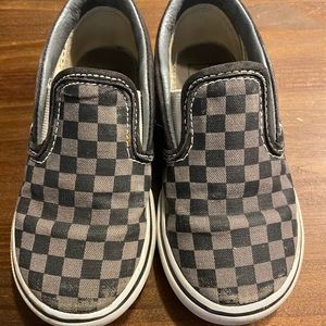 Vans slide on shoes little boy size 8